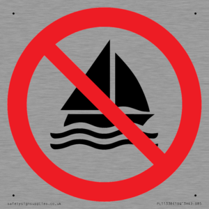 Prohibition: No sailing